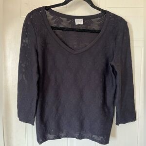 ARMANI Collezioni Black Flower Print Shirt